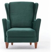 Zöld füles fotel Lola Brejer – Artie