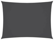 antracitszürke téglalap alakú oxford-szövet napvitorla 2,5x4,5m