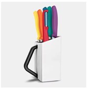 Victorinox - SWISS CLASSIC 7 részes, színes konyhakéskészlet állvánnyal