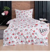 EMI Valentin pamut ágyneműhuzat, A standard egyszemélyes ágy szett tartalma: 1x 140x200 + 1x 70x90