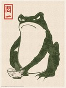 Plakát Japanese Grumpy Toad