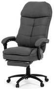 Irodai forgószék szinkronmechanikával, szürke kárpittal. KA-F1251 GREY2