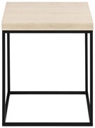 Tárolóasztal márvány dekoros asztallappal 40x40 cm Barossa – Actona