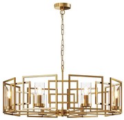 Maytoni H009PL-08G - Csillár láncon BOWI 8xE14/40W/230V