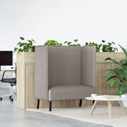 Magas Háttámlású Kanapé Porszín 109x56x121 cm Anyag