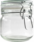 Üveg tároló 370ml Kényelem élelmiszer tároló klippel tartály
