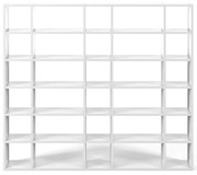 Pombal fehér könyvespolc, magasság 224 cm - TemaHome