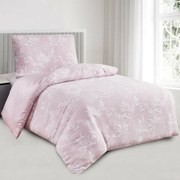 Alabama rózsaszínű jacquard ágynemű, 140 x 200 cm, 70 x 90 cm