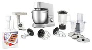 Ezüstszínű konyhai robotgép Masterchef Grande – Tefal