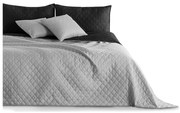 Axel fekete-szürke kétoldalas mikroszálas ágytakaró, 220 x 240 cm - DecoKing