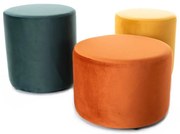 Caen Velvet 3x zsámoly készlet, színek keveréke