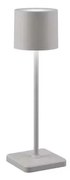 Trio Fernandez R54096177 tölthető kültéri asztali lámpa dokkolóval, 1,5W LED, 2700-4000-6000K, 130 lm, IP54
