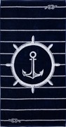BAHIA Strandtörölköző matrózmintás 3. 165x90cm