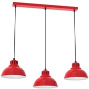 Csillár zsinóron SVEN 3xE27/15W/230V piros