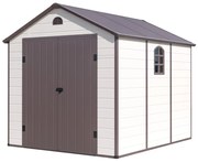 G21 Boston 670 kerti tároló - 241 x 278 cm, műanyag, bézs