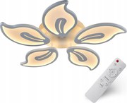Mennyezeti Lámpa Fehér Plafon Led Csillár 60 CM Távirányítóval 3 Szín Virág