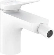 Hansgrohe Vivenis, karos bidé mixer leeresztő készlettel húzórúddal, fehér matt, HAN-75200700