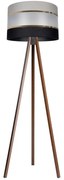 Állólámpa CORAL 1xE27/60W/230V barna/fekete/szürke/arany