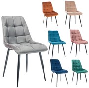 Chic bársony étkezőszék több színben