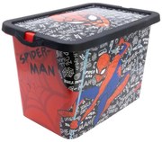 Pókember Urban Web műanyag tároló doboz 7 L