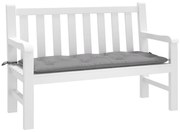 szürke oxford szövet kerti padpárna 120 x 50 x 7 cm