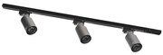 Zuma Line 3554 - Sínes rendszerű spotlámpa TORE 3xGU10/35W/230V fekete