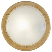 Eglo 3894 - UFO mennyezeti lámpatest 2xE27/60W/230V, átm. 38 cm, fenyő