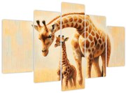 Kép - Zsiráfok (150x105 cm)