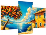 Kép - Ház narancsokkal II. (90x60 cm)
