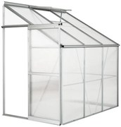 Kerti melegház, alumínium