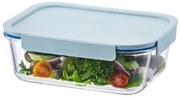 LOCKnLOCK Üveg doboz, téglalap alakú, CLEAR, 2 l,menta, 2 l