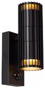 Lucide 11839/02/30 - TIMBALA kültéri fali lámpa érzékelővel 2xGU10/7W/230V IP44