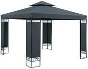Deuba Lorca kerti pavilon 3x3 m - antracit
