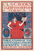 Reprodukció C.L.S.C Books (Retro Advert in Black and Red) - Louis Rhead