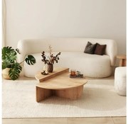 KÉSZLET 2x Kávésasztal PODIUM barna