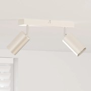 Mennyezeti reflektor 2 irányban állítható csiszolt nikkel GU10