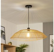 Brilagi - CERIA BOHO LED zsinóros függeszték, 1xE27/40W/230V, átm. 70 cm, barna
