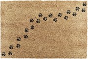Kókuszrost lábtörlő 40x60 cm Paw Prints – Artsy Doormats