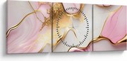 Kép - Márvány design (órával) (90x30 cm)