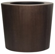 Fából készült önöntöző ültetőgép ARC, alacsony, többféle változatban - Hobby Flower méretek: Ø52 x 44, szín: sötét tölgy