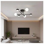 HOLON felületre szerelhető csillár 3xG9/8W/230V + 3xGX53/12W fekete