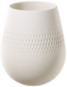 Carré váza, kicsi, Manufacture Collier blanc kollekció - Villeroy & Boch