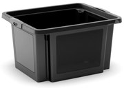 KIS H BOX S tárolódoboz, fekete