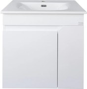 TMP VISION 60 fali függesztett fürdőszobai bútor - SKY E-8099-60 porcelán mosdóval - 61 x 46 x 56 cm