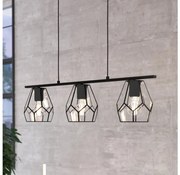 Eglo 43644 - Csillár zsinóron MARDYKE 3xE27/40W/230V