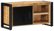 tömör nyers mangófa TV-szekrény 80x30x40 cm