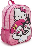 Hello Kitty Kawaii Cuties 3D hátizsák, táska 30 cm