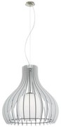 Eglo 61716 - Csillár zsinóron TINDORI 1xE27/60W/230V átm. 60 cm fehér