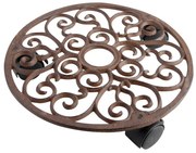 Fém gurulós virágállvány ø 29 cm – Esschert Design