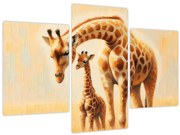 Kép - Zsiráfok (90x60 cm)